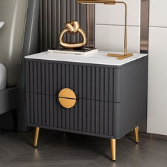 Evo Black Bed Side Table