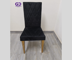 Astoria Metal PVD Coated Leg Dinning Chair