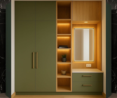 Contour 02 Doors Wardrobe with Dressing