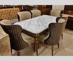 Montclair Deco 6-Persons Dining Table