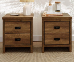 Pebl Wooden Bedside Tables