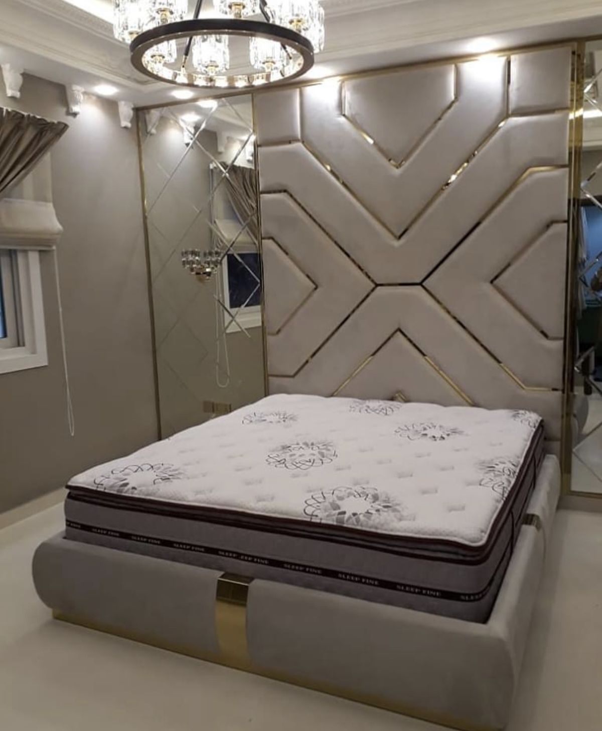 Zen Brown Bed Wall