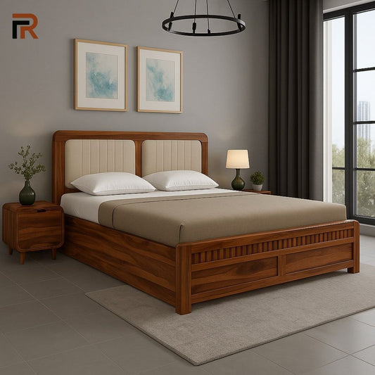 Brown Queen Size Bed