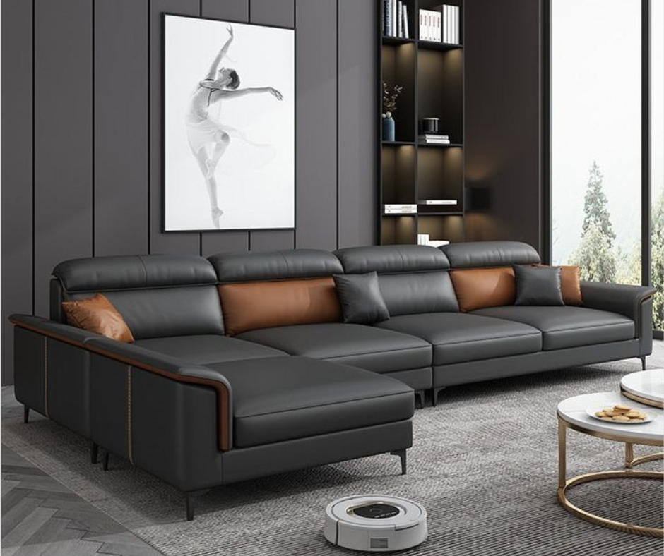 Aurelia Corner Leather Sofa