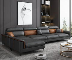 Aurelia Corner Leather Sofa
