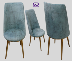 Aurelia PVD Coated Round Leg Dinning Chair