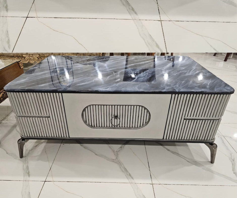 Classic Deco Marble Top Center Table