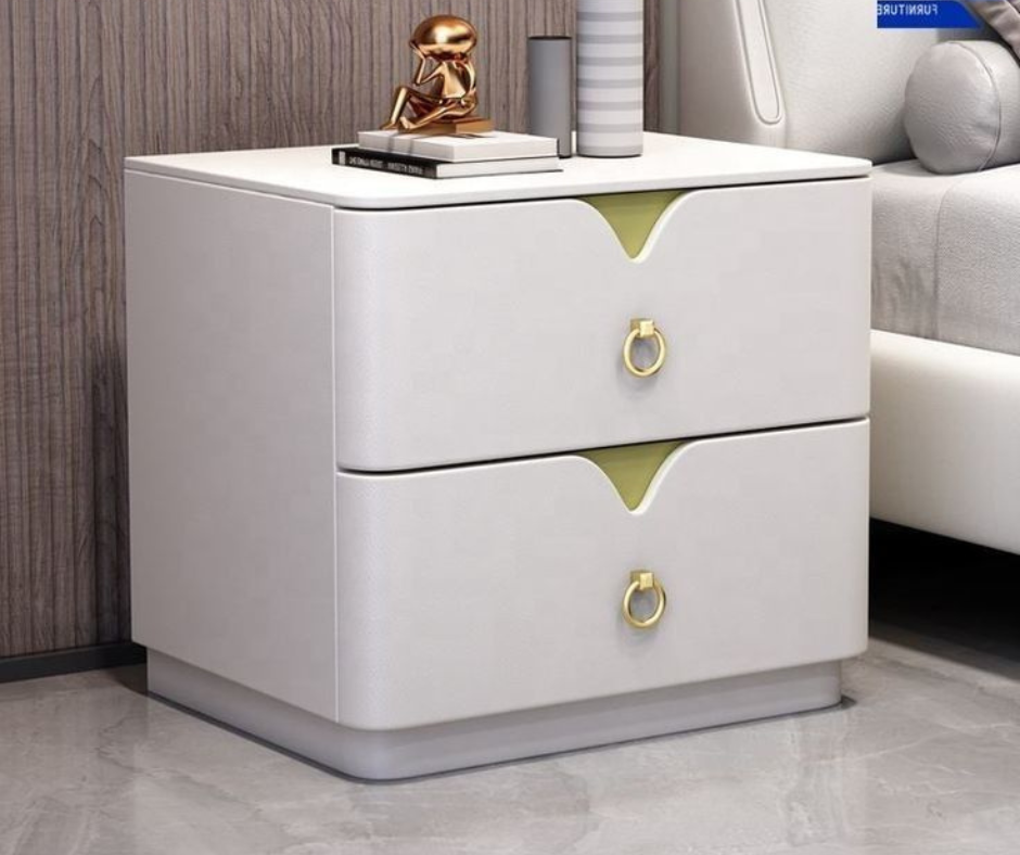 Contour Wooden Bedside Table