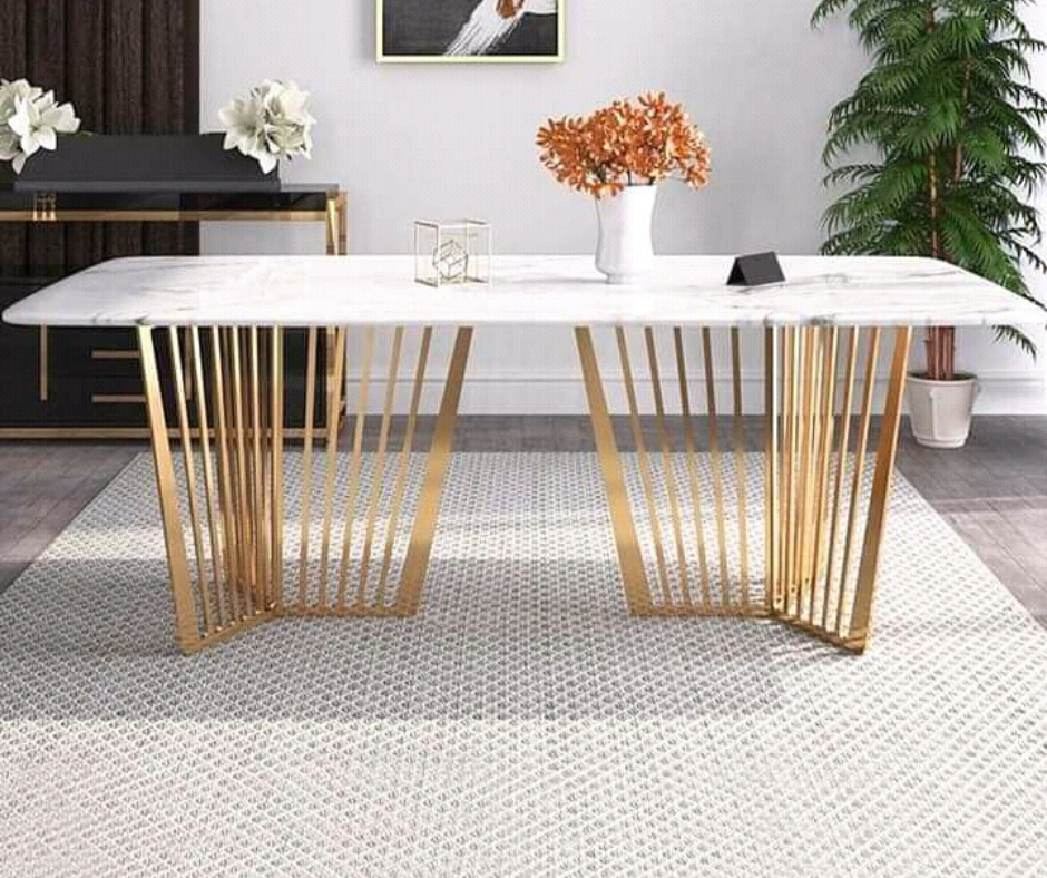 Elegance 08-Persons PVD coated Dinning Table