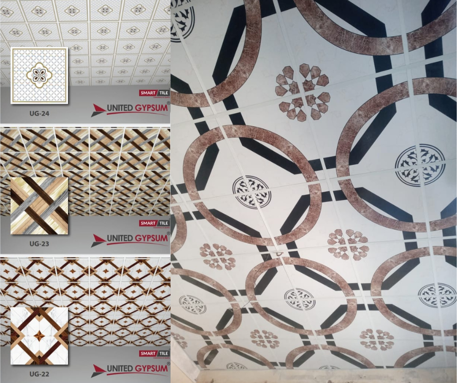 Gypsum False Ceiling 2x2