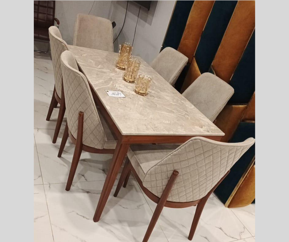 Kingston Wooden 6-Persons Dining Table