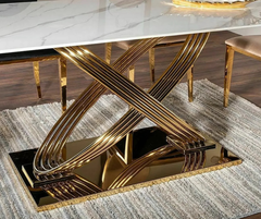 Luxora 08-Persons PVD coated Dinning Table