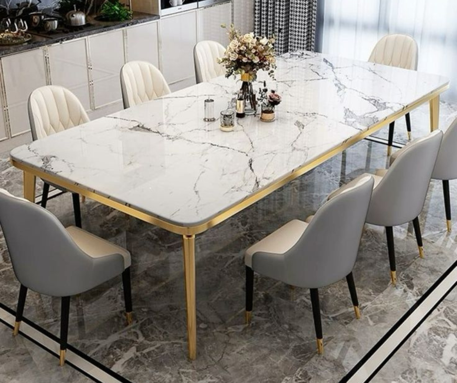 Windsor 08-Persons PVD coated Dinning Table
