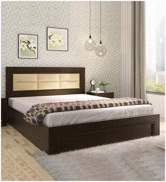 Dark Brown Queen Size Bed